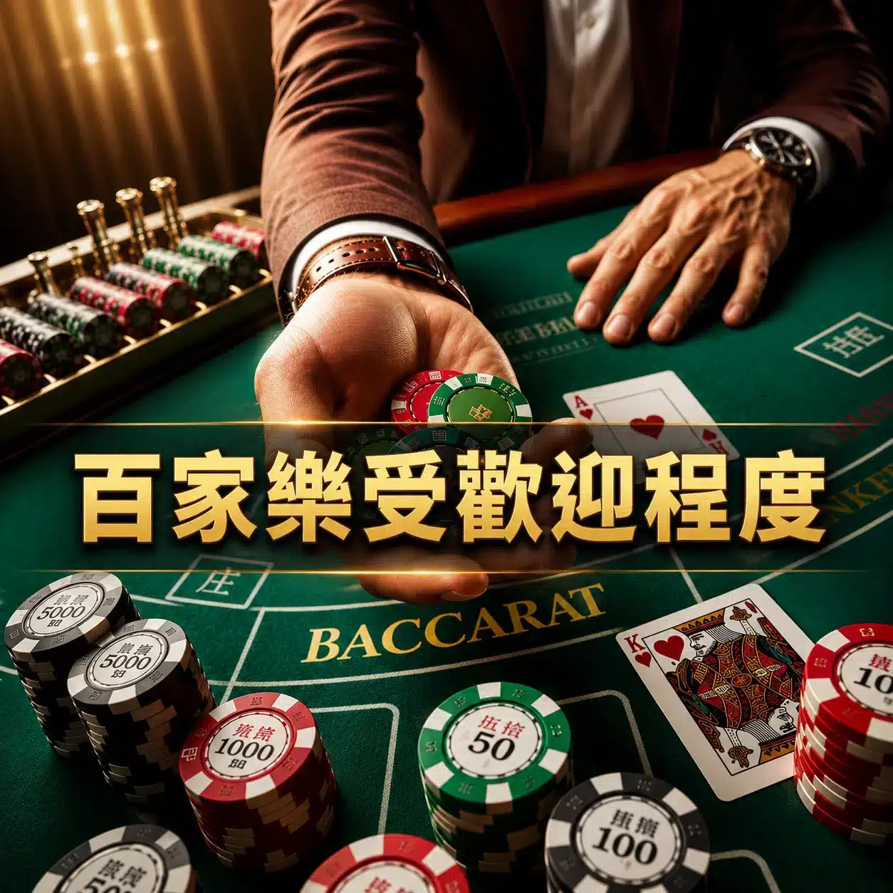 百家樂的歷史History of Baccarat-火熱了幾個世紀的紙牌遊戲 3 百家樂的受歡迎程度